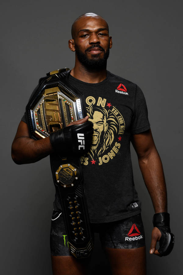 Jon Jones Champion Photo Wallpaper