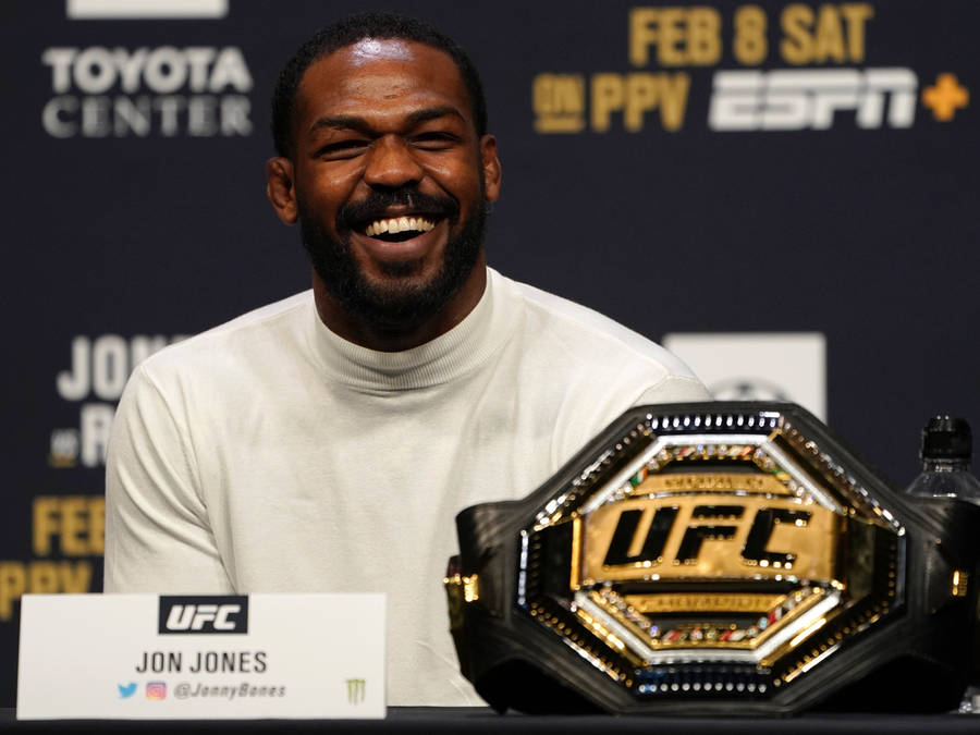 Jon Jones Laughing Wallpaper