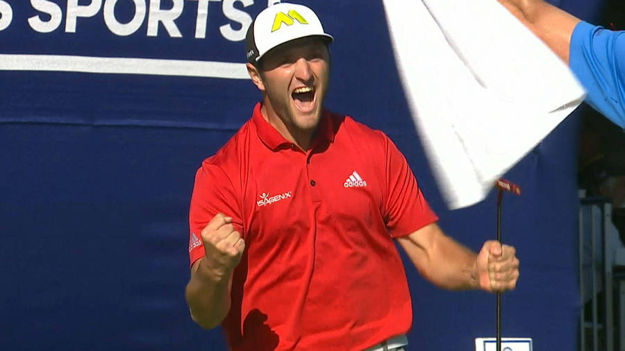 Jon Rahm Screaming Wallpaper