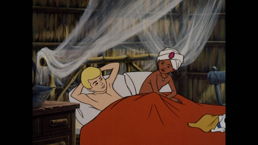 Jonny Quest And Hadji In Bed Wallpaper