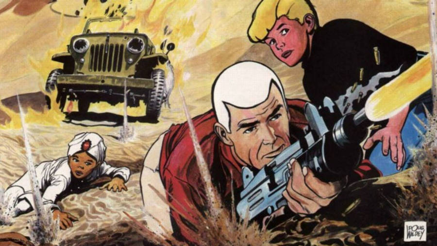 Jonny Quest Battle Scene Wallpaper