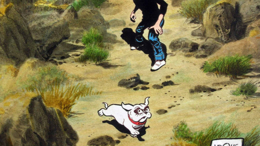 Jonny Quest's White Dog Wallpaper