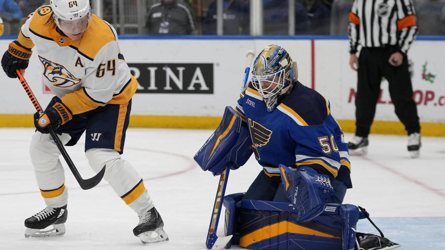 Jordan Binnington Ice Hockey Player Wallpaper