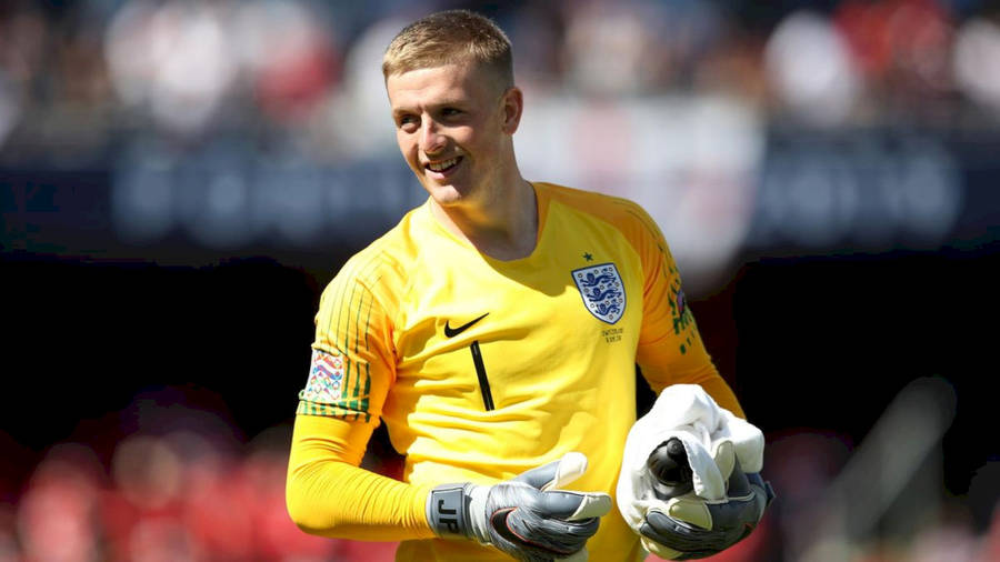 Jordan Pickford Smiling Wallpaper