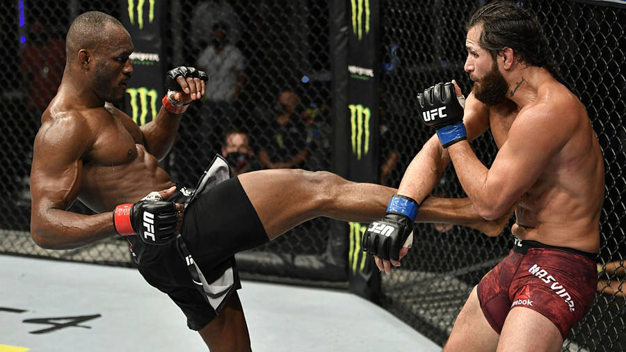 Jorge Masvidal Kicked Wallpaper