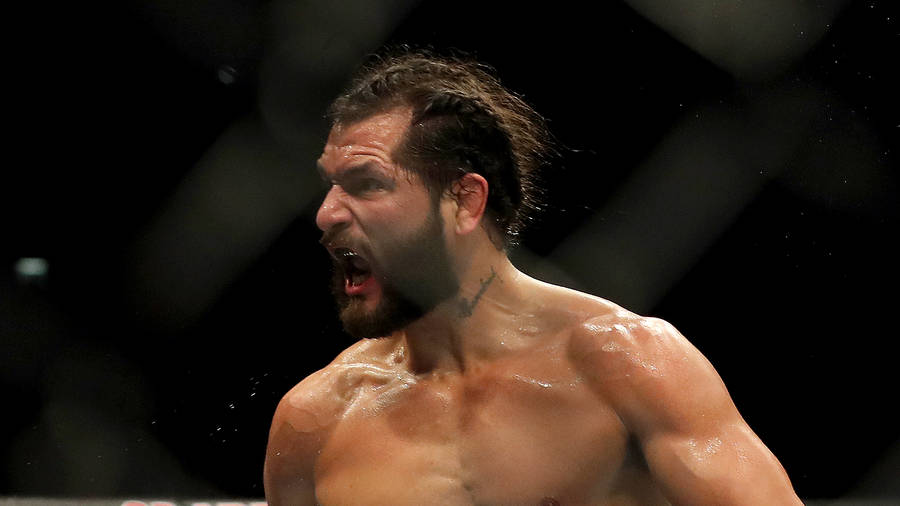 Jorge Masvidal Yelling Wallpaper