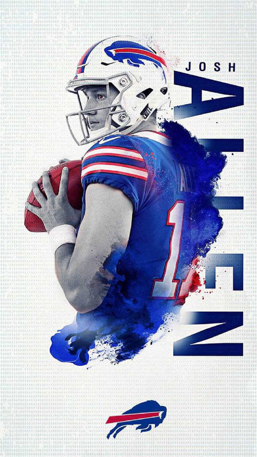 Josh Allen Abstract Art Wallpaper