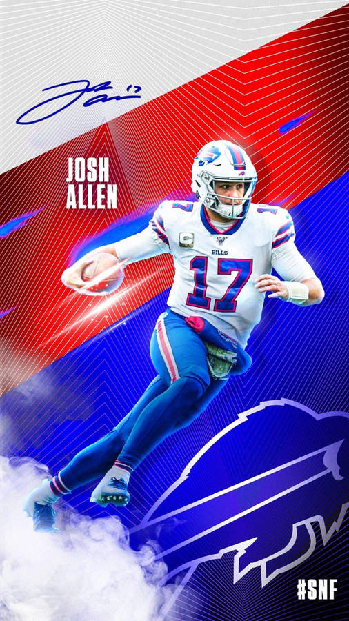 Josh Allen Bills Poster Wallpaper