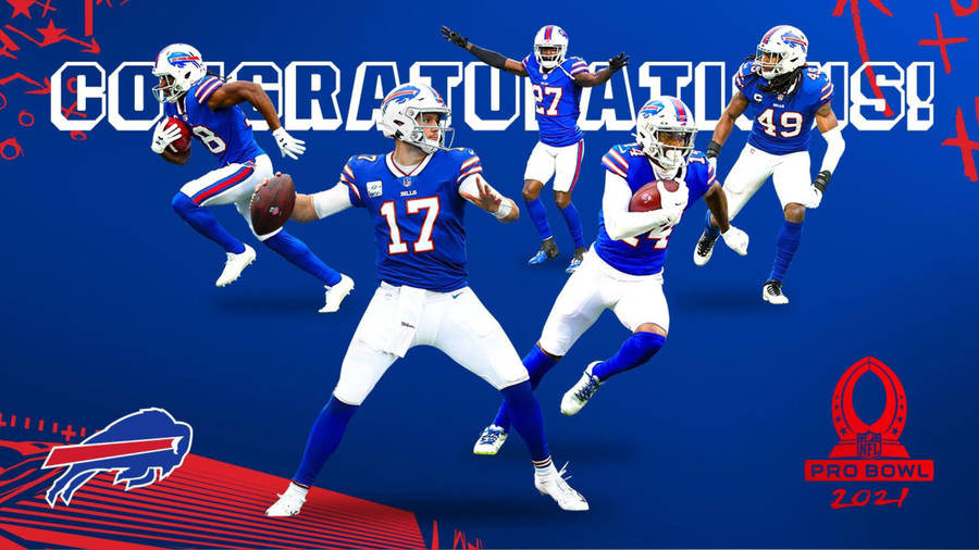 Josh Allen Pro Bowl 2021 Wallpaper