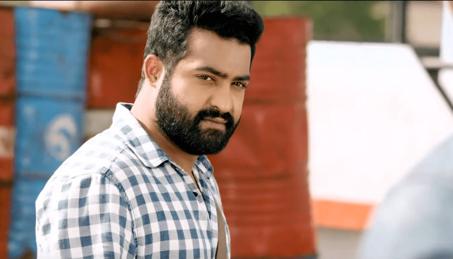 Jr Ntr Plaid Shirt Wallpaper