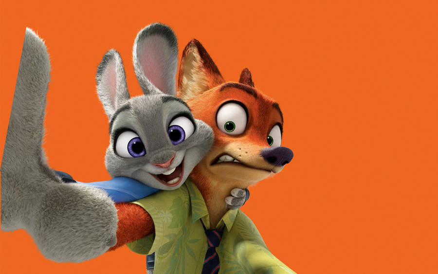 Judy And Nick Zootopia 4k Cartoon Wallpaper