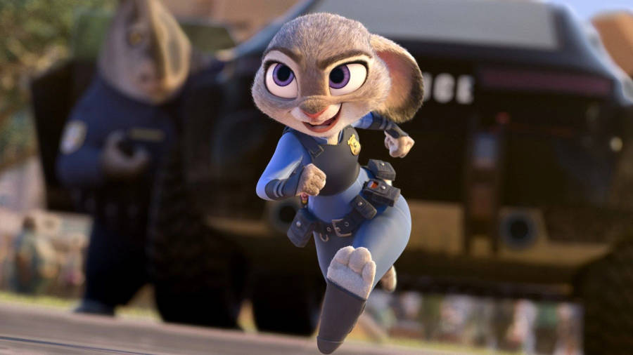 Judy Hopps Running Wallpaper