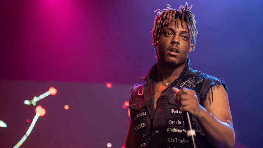 Juice Wrld 999 In Concert Stage Wallpaper