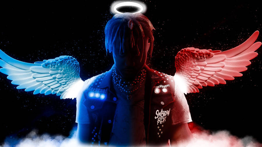 Juice Wrld Angel Wings Wallpaper