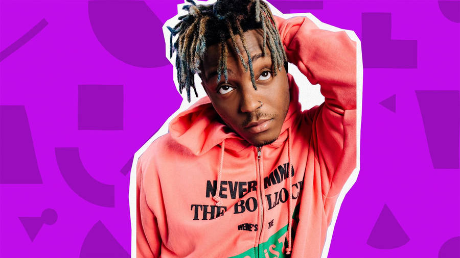 Juice Wrld Desktop Purple Wallpaper