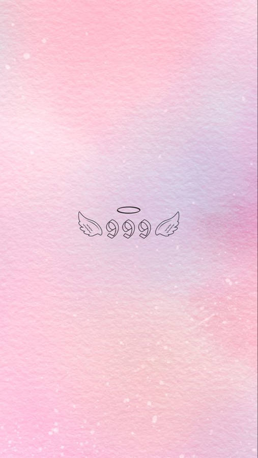 Juice Wrld Logo Pink Angel Wallpaper