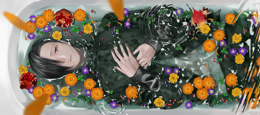 Jujutsu Kaisen 4k Junpei In Bathtub Wallpaper