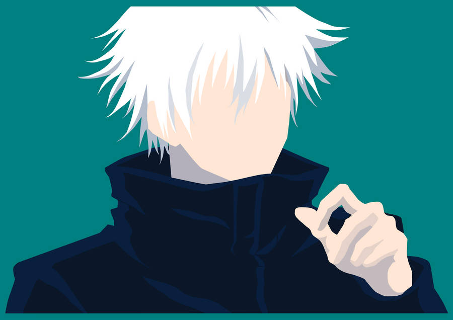 Jujutsu Kaisen Gojo Vector Art Wallpaper