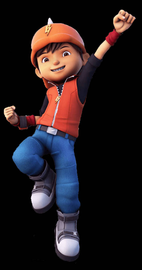 Jumping Boboiboy Wallpaper