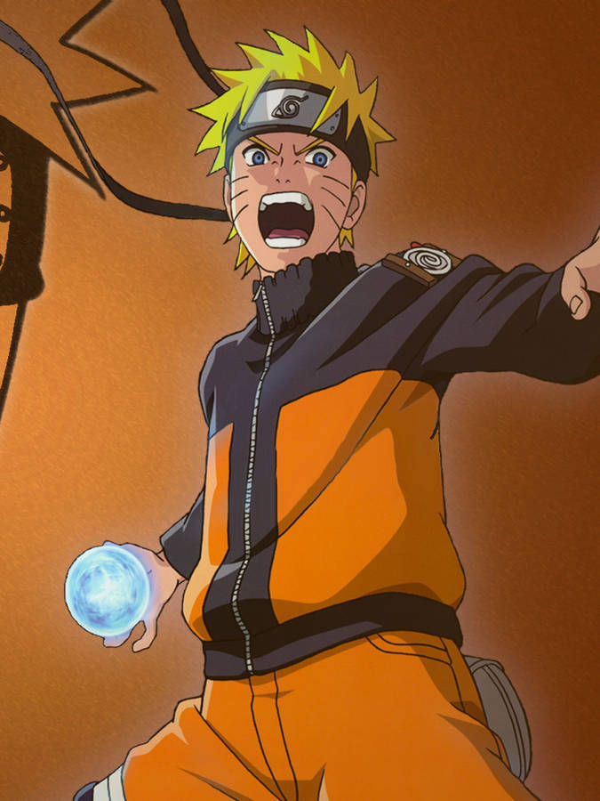 Jumpsuit Naruto With Rasengan Wallpaper