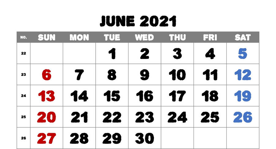 June 2021 - Your Month Of Success Wallpaper