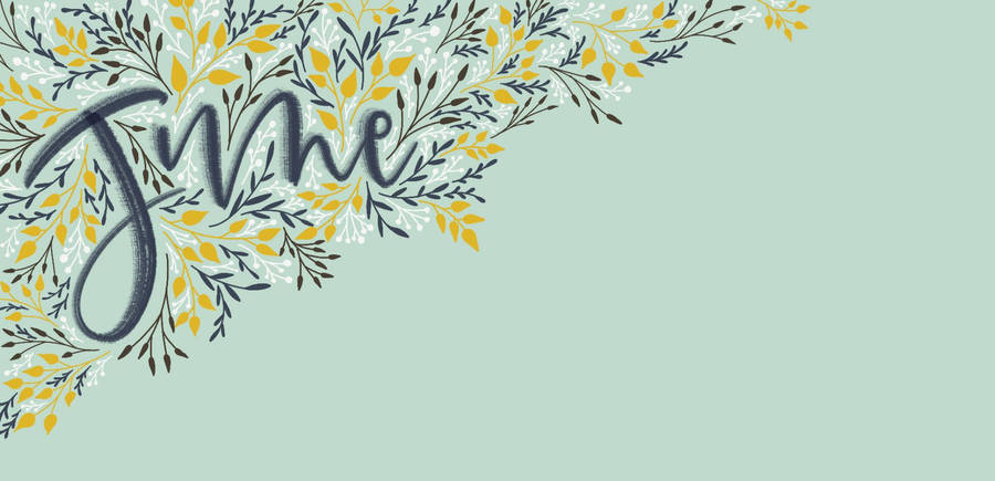 June With Leaves Digital Art Wallpaper