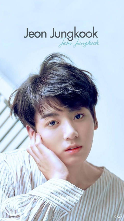 Jungkook Aesthetic Angelic Face Wallpaper