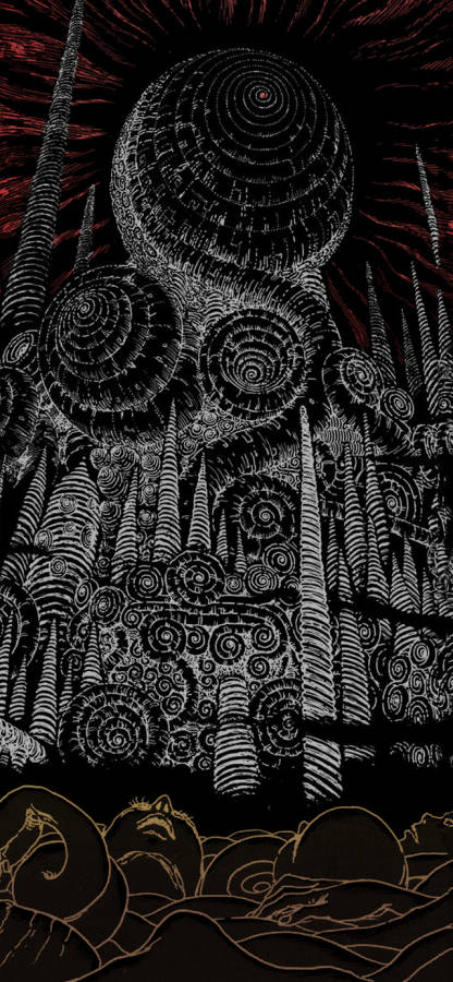 Junji Ito Cityscape Wallpaper