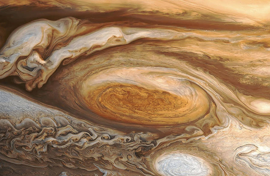 Jupiter's Great Red Spot Wallpaper