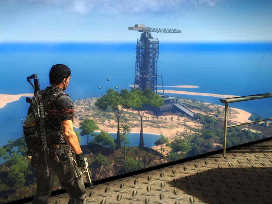 Just Cause 2 Construction Site Wallpaper