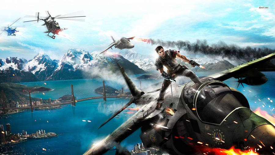 Just Cause 2 Fighter Jets Wallpaper