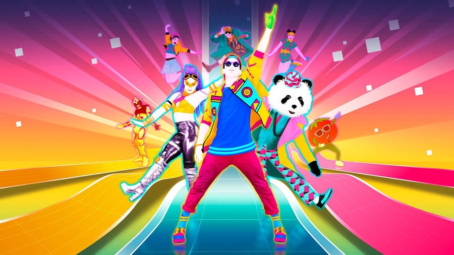 Just Dance Colorful Art Wallpaper