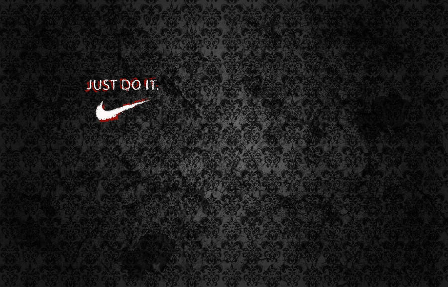 Just Do It Royal Pattern Wallpaper