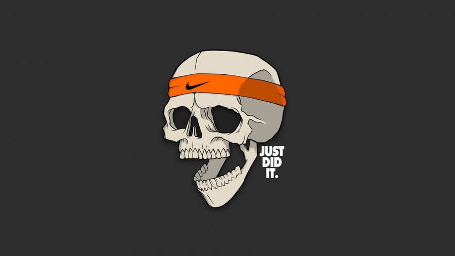 Just Do It Skull Fan Art Wallpaper