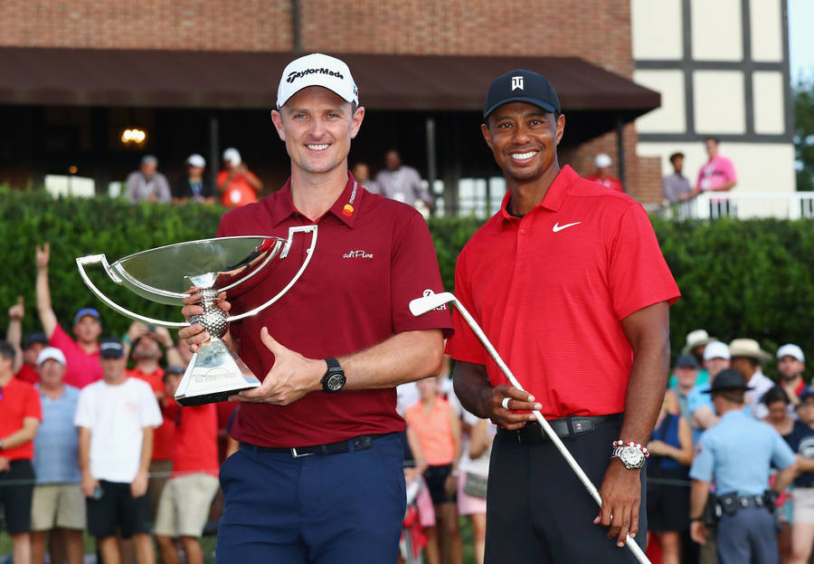 Justin Rose And Tiger Woods Wallpaper