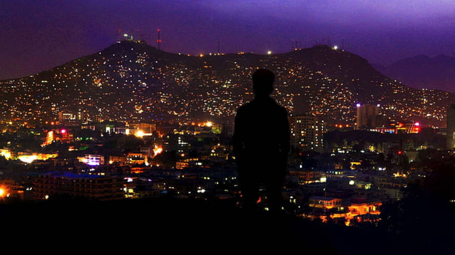 Kabul City Lights Wallpaper