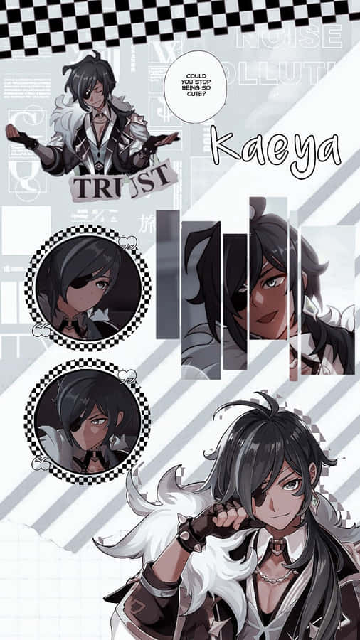 Kaeya Brilloin Sparks The Fire Of Hope Wallpaper