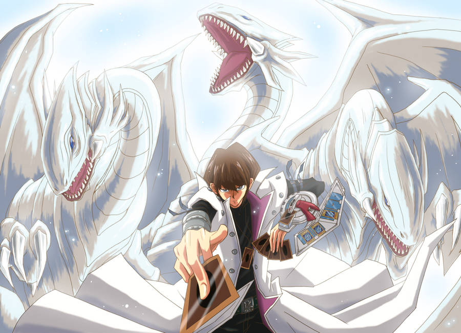 Kaiba Blue-eyes White Dragon Wallpaper