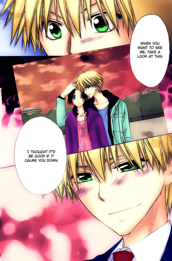 Kaichou Wa Maid Sama Blushing Usui Wallpaper