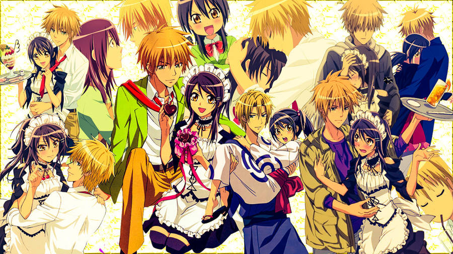 Kaichou Wa Maid Sama Collage Art Wallpaper