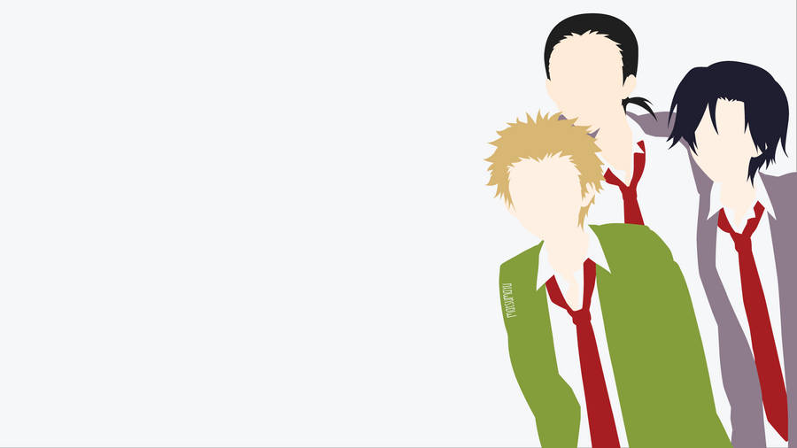 Kaichou Wa Maid Sama Idiot Trio Vector Wallpaper