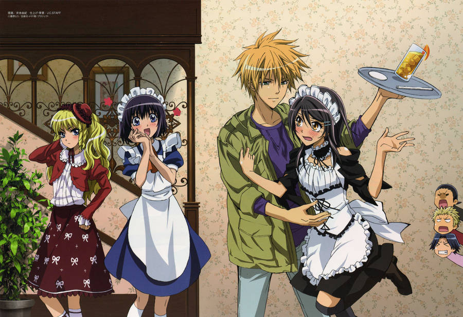 Kaichou Wa Maid Sama Misaki X Usui Wallpaper