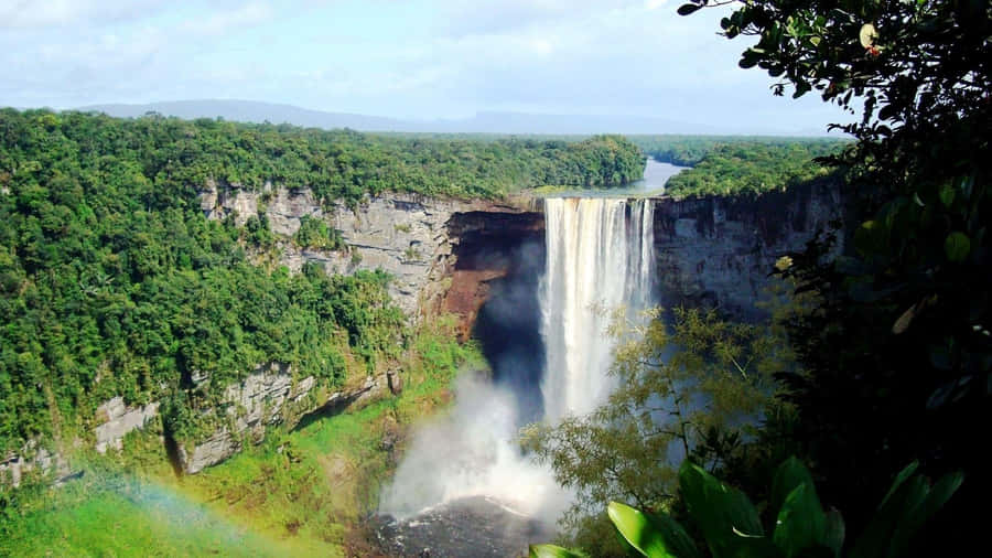 Kaieteur Falls Guyana Natural Wonder Wallpaper