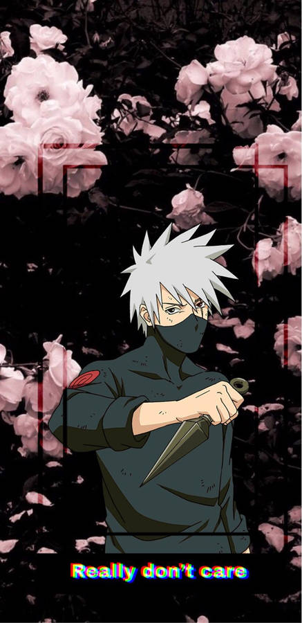 Kakashi Pfp Flower Art Wallpaper