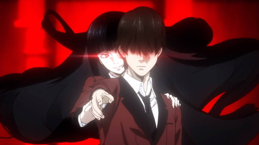 Kakegurui Yumeko Controlling Ryota Wallpaper