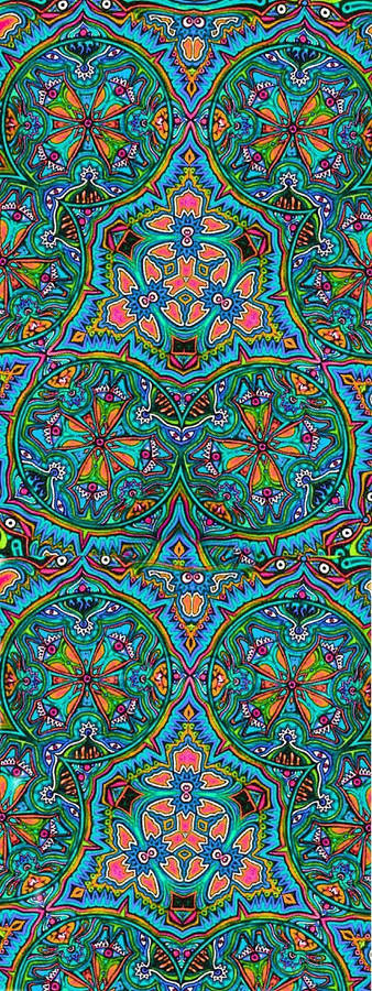 Kaleidoscope Boho Pattern Wallpaper