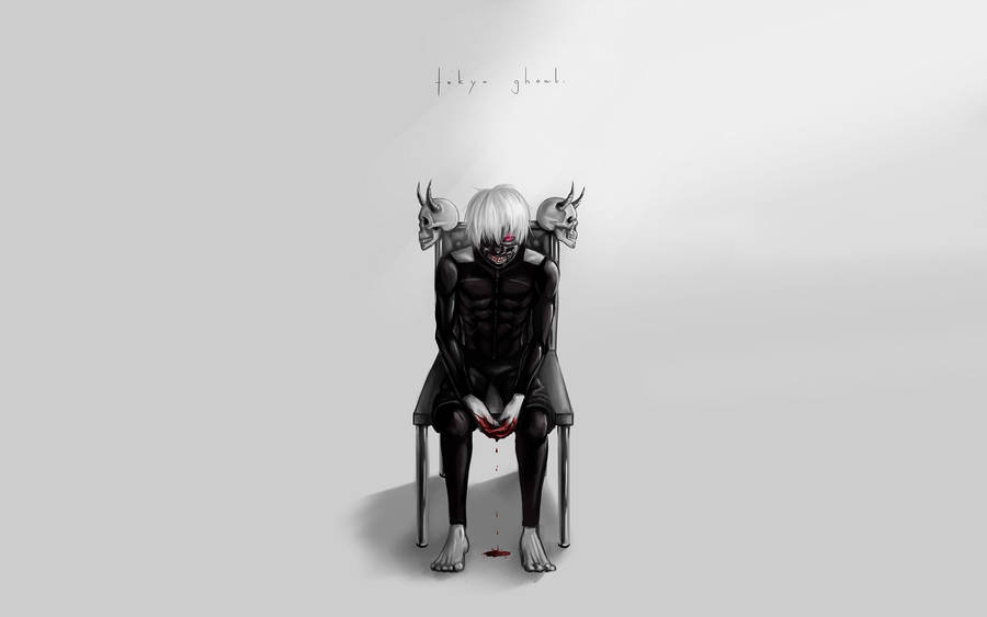 Kaneki Ken Sitting Alone Wallpaper