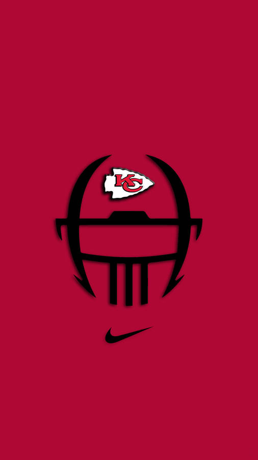 Kansas City Chiefs Logo Helmet Simple Wallpaper