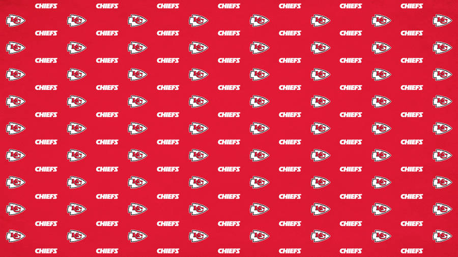 Kansas City Chiefs Logo Pattern Wallpaper