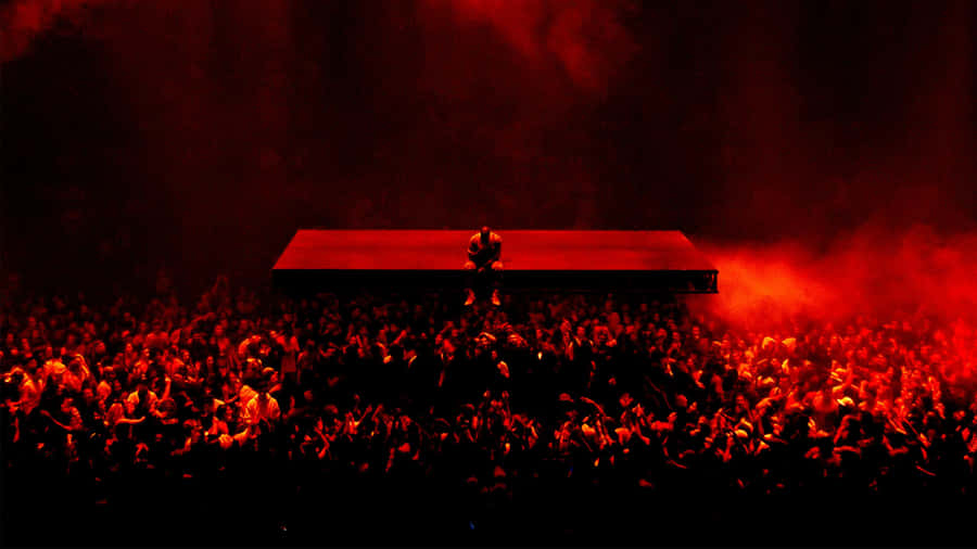 Kanye West During The Yeezus Tour Wallpaper